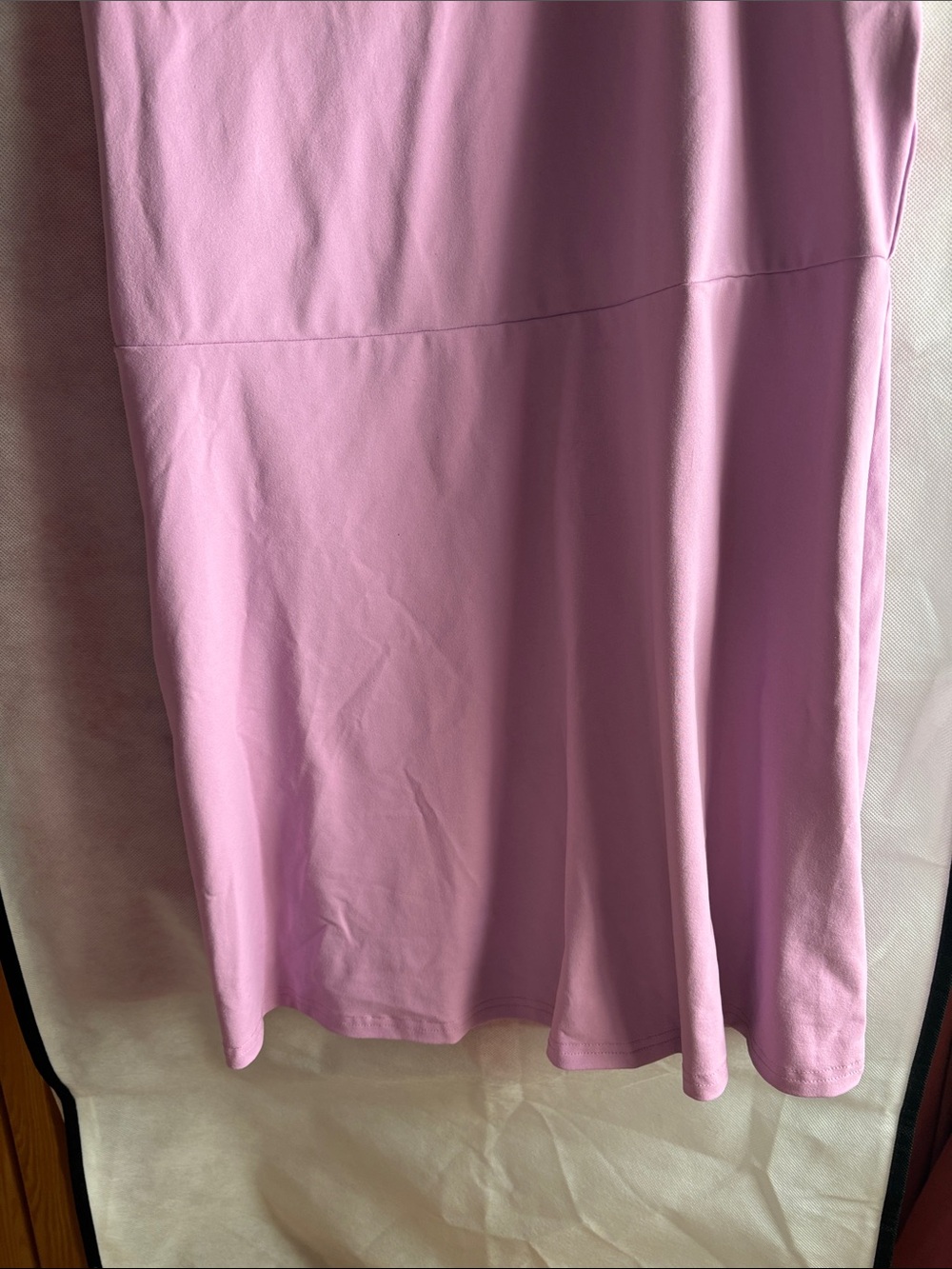 Fabletics Light Pink Racerback V-Neck Mini Dress - Picture 3 of 6